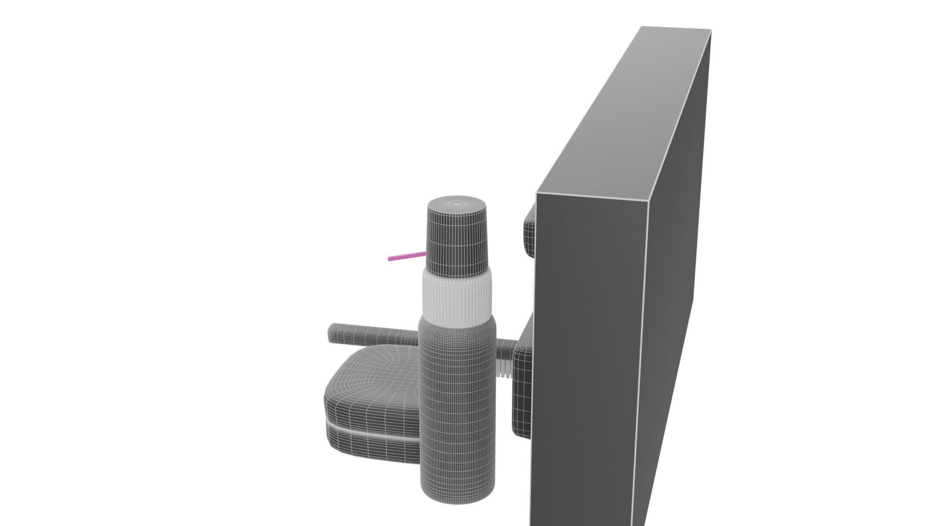 Beauty accessory and packaging Low-poly 3D model_11