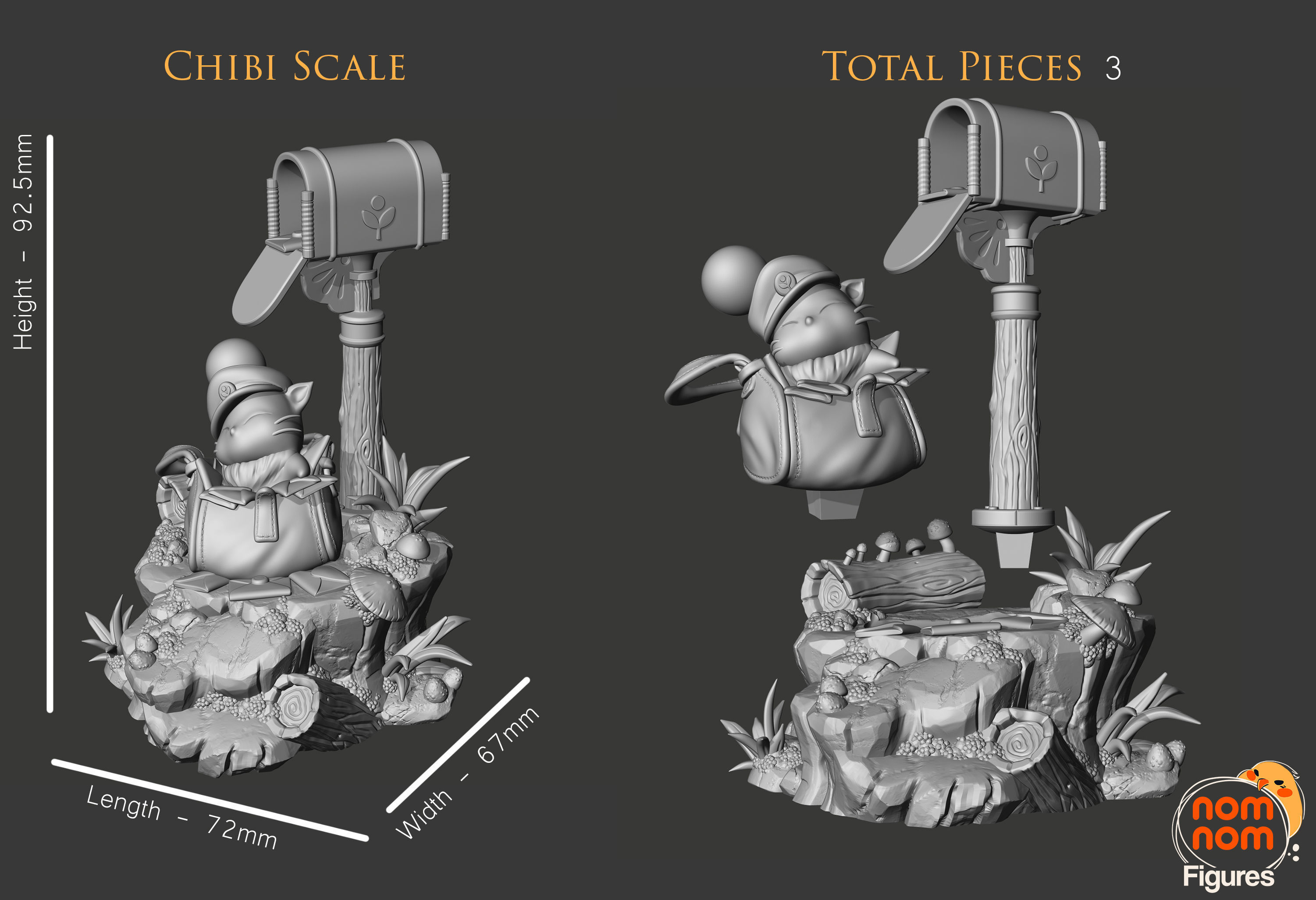 Mail Moogle 3D print model_7