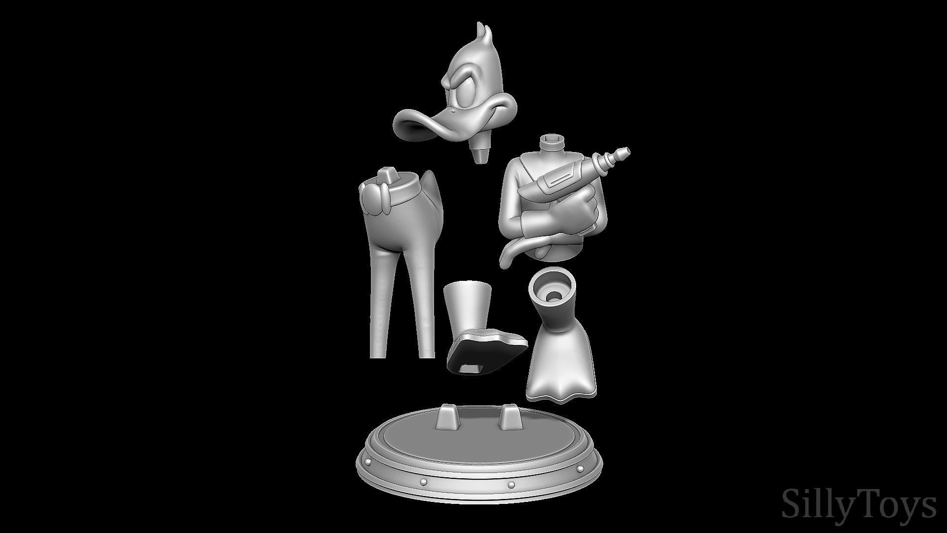 Daffy Duck - Duck Dodgers 3D print model_9