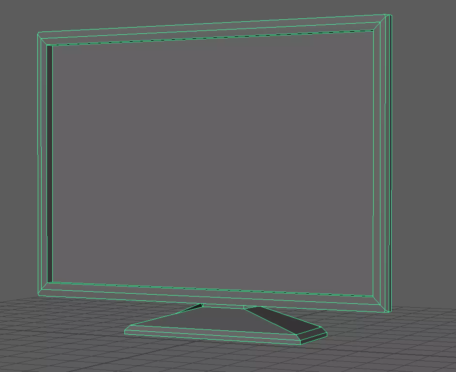 Screen tv Free low-poly 3D model_0