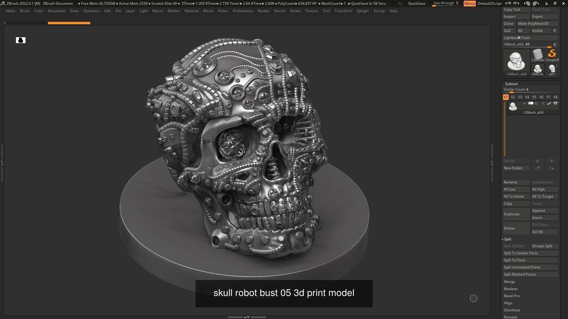 10 Modern Abstract Decorative sculpture 3d print 3D Model Collection_4