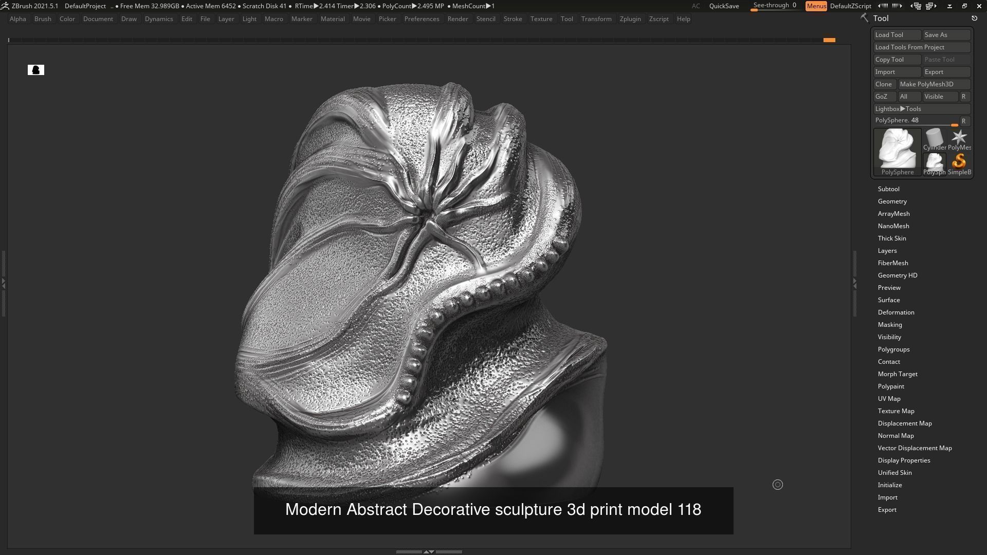 10 Modern Abstract Decorative sculpture 3d print 3D Model Collection_1