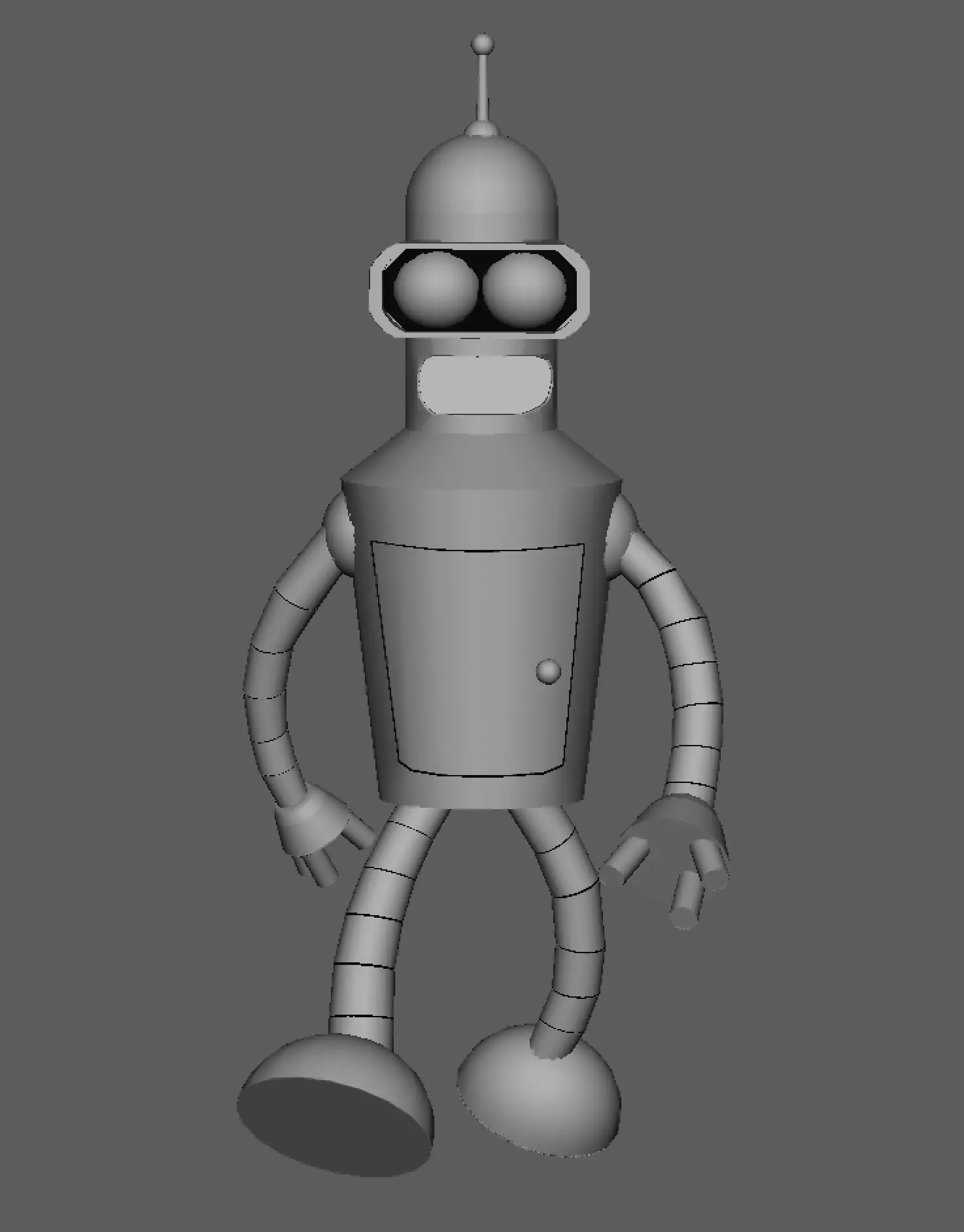 Bender Rodriguez 3D model_0