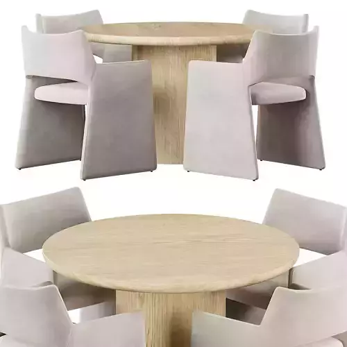 CB2 Foley Faux and Azalea Round table