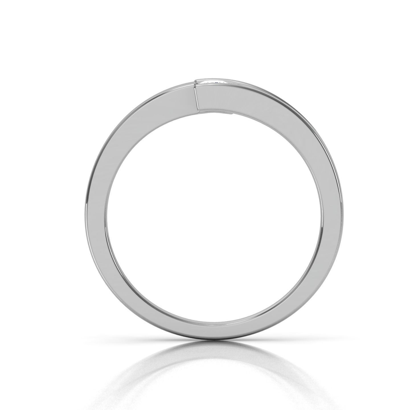 Band ring 3D print model_9