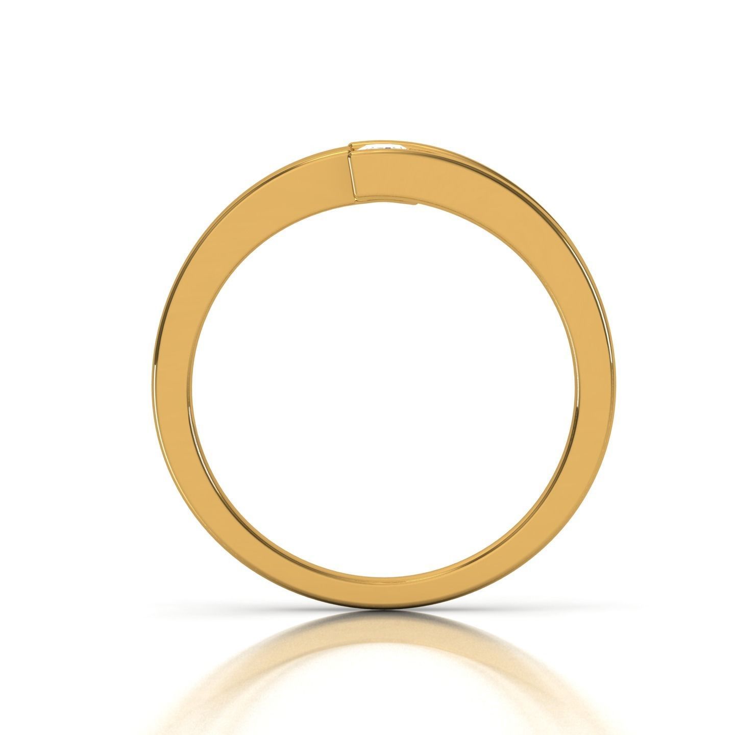 Band ring 3D print model_11