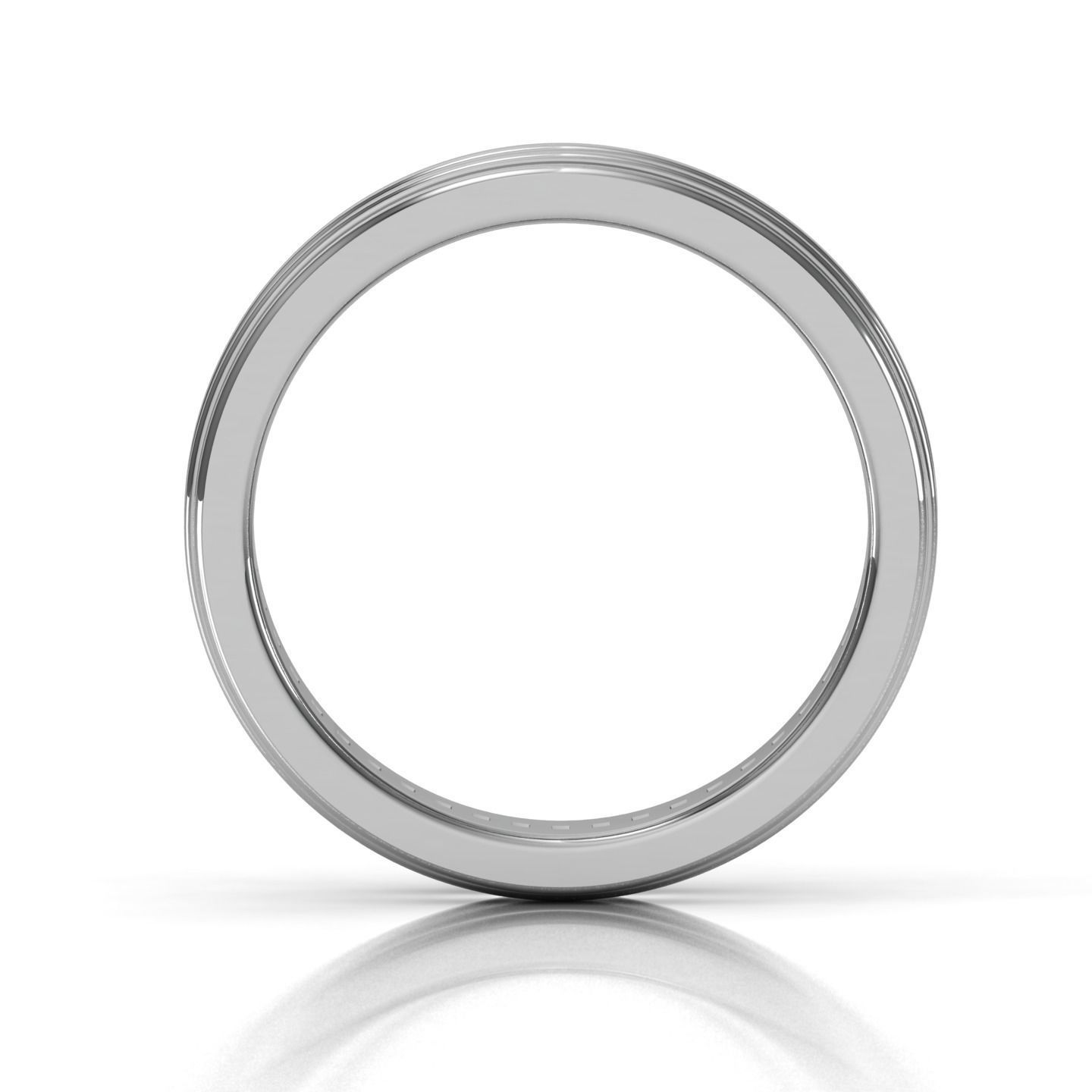 Band ring 3D print model_9