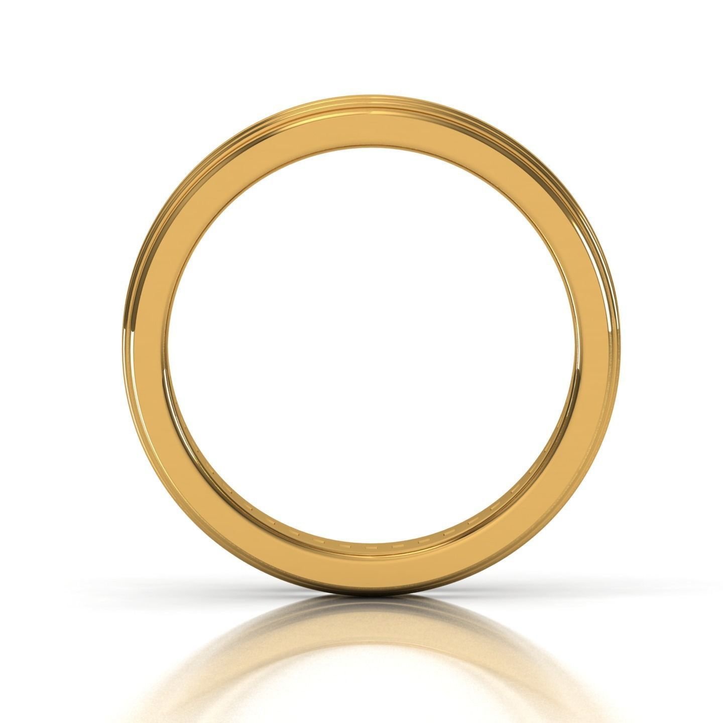 Band ring 3D print model_11