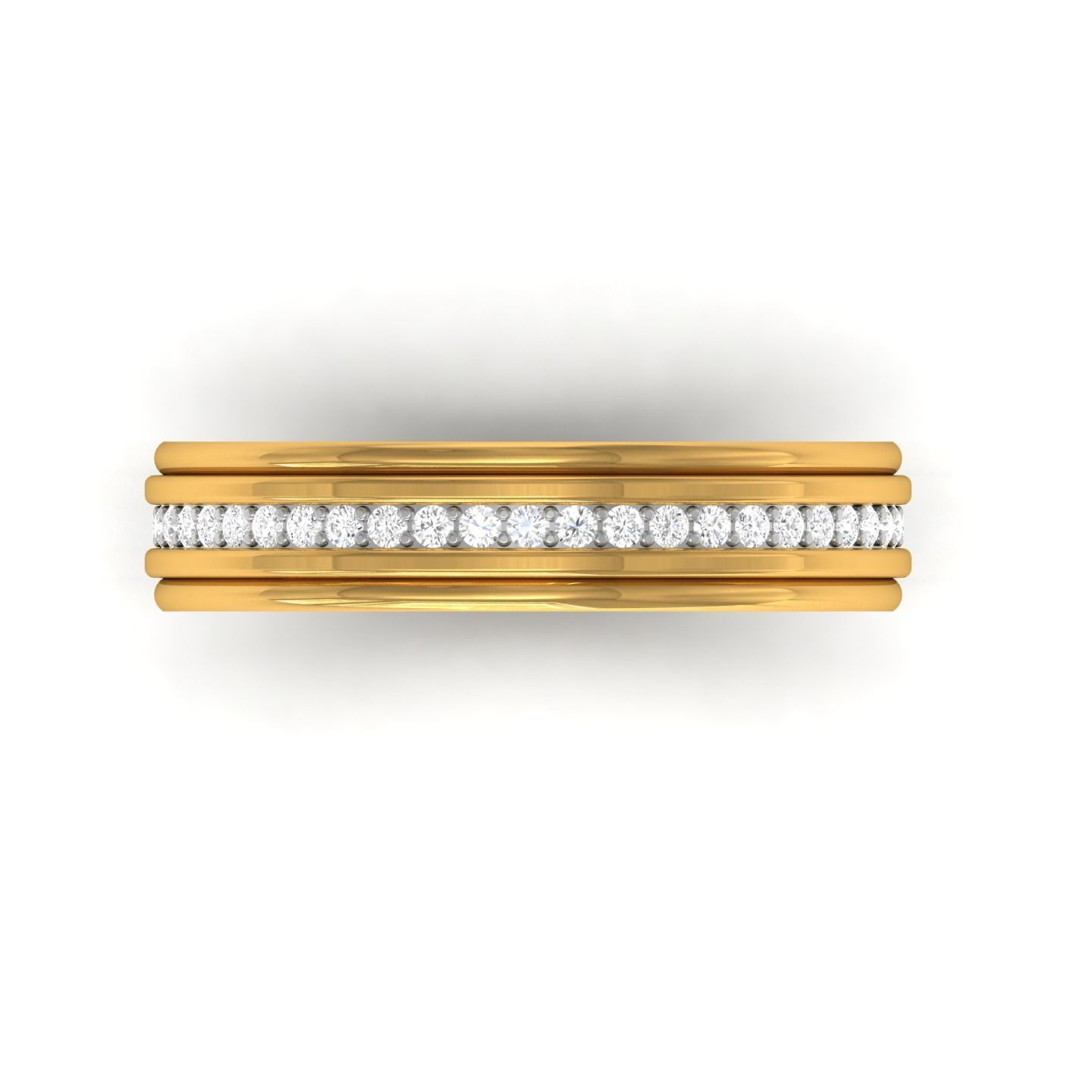 Band ring 3D print model_23