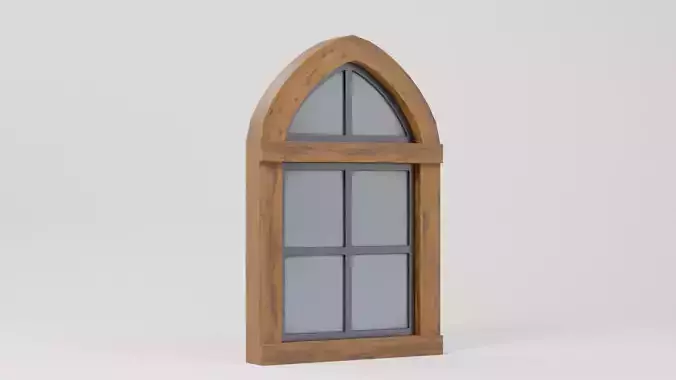 Wooden Window 84x14x130