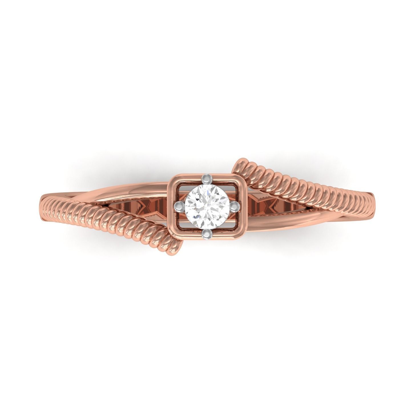 Band ring 3D print model_19