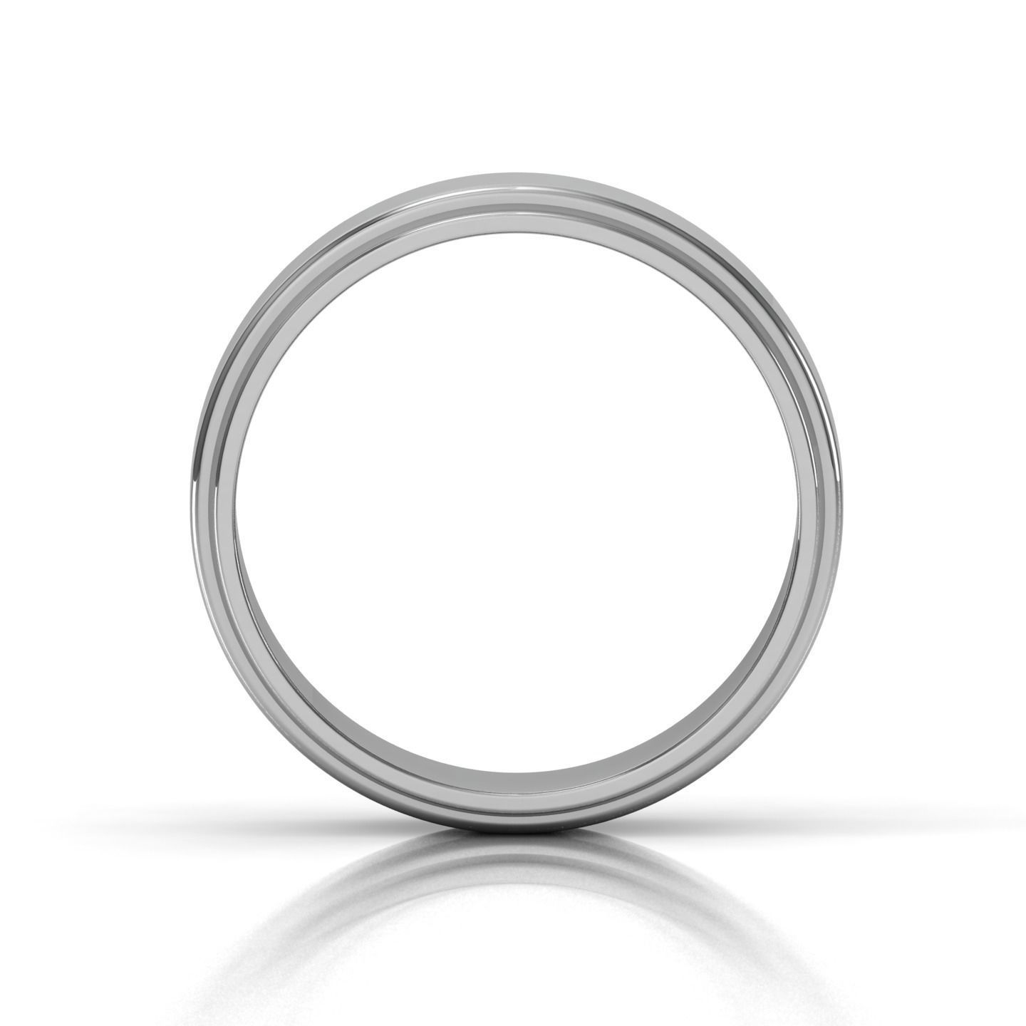 Band ring 3D print model_9