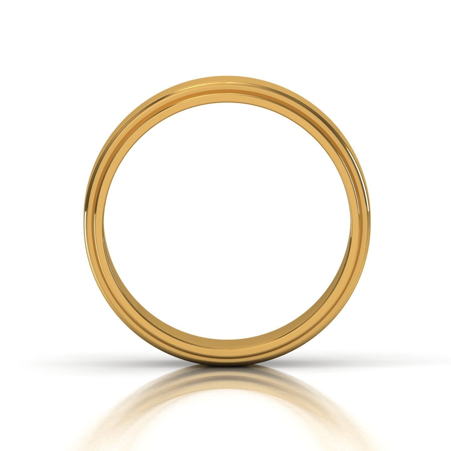 Band ring 3D print model_11