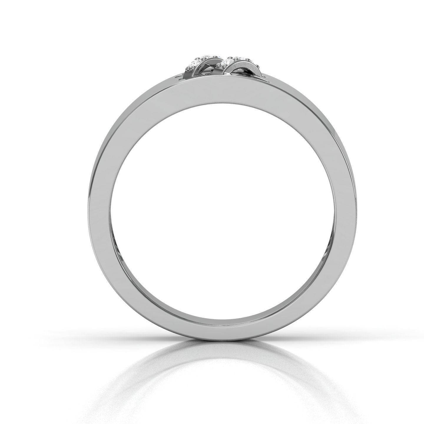 Band ring 3D print model_8