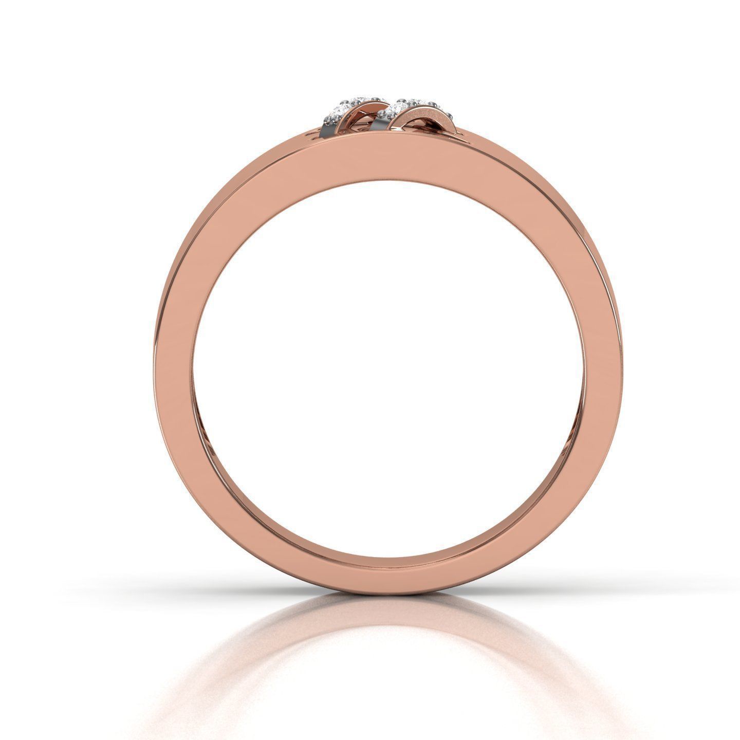 Band ring 3D print model_6