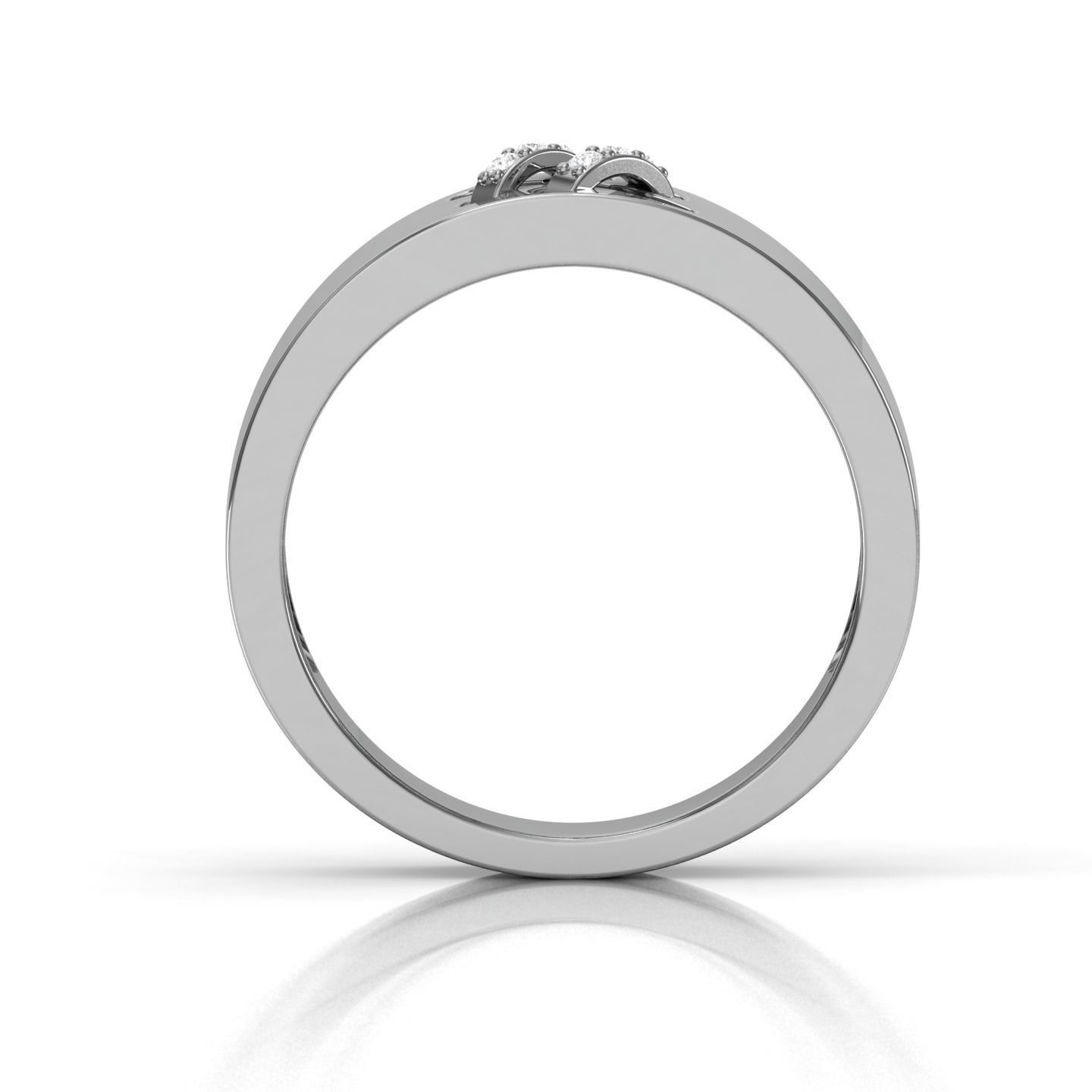 Band ring 3D print model_9