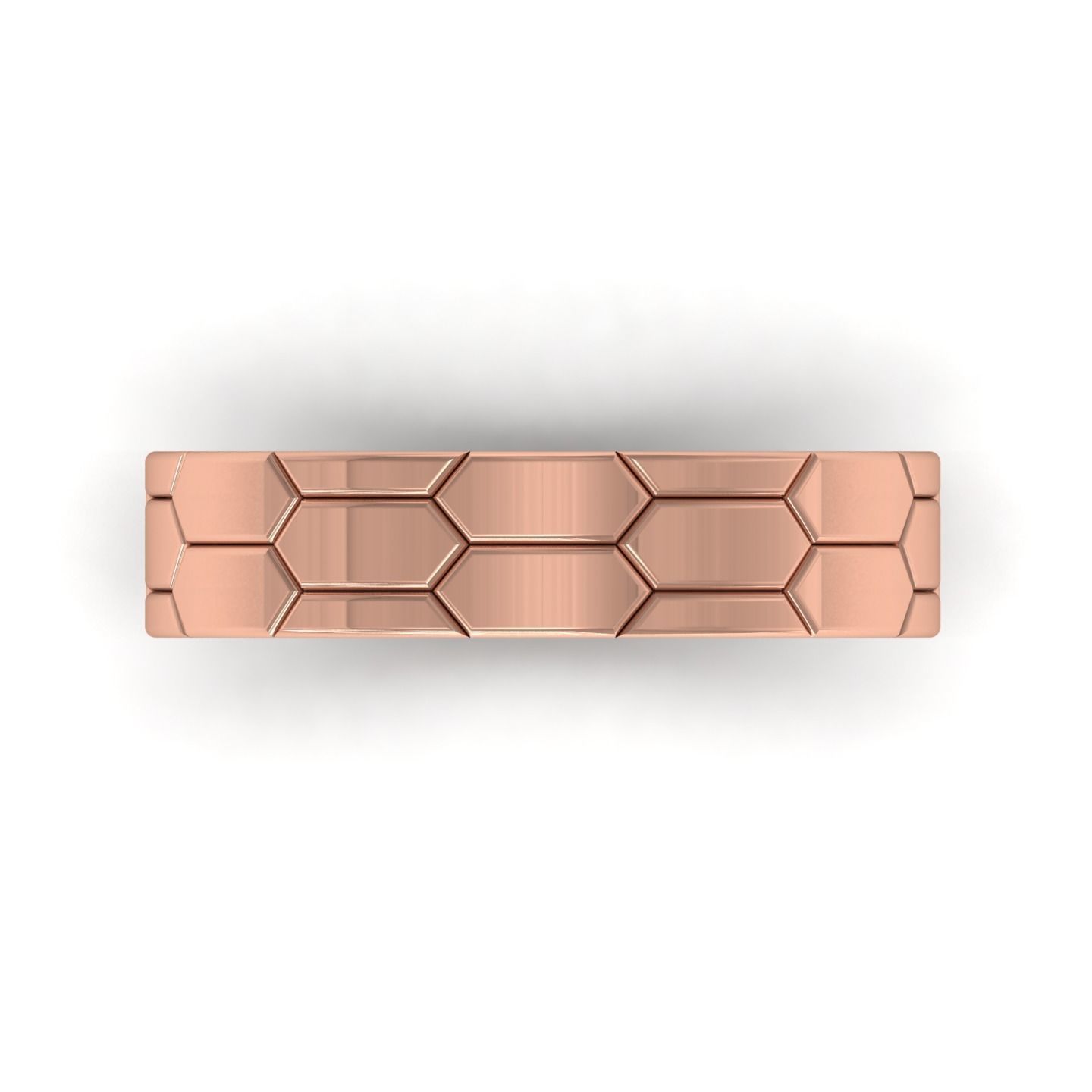 Band ring 3D print model_19