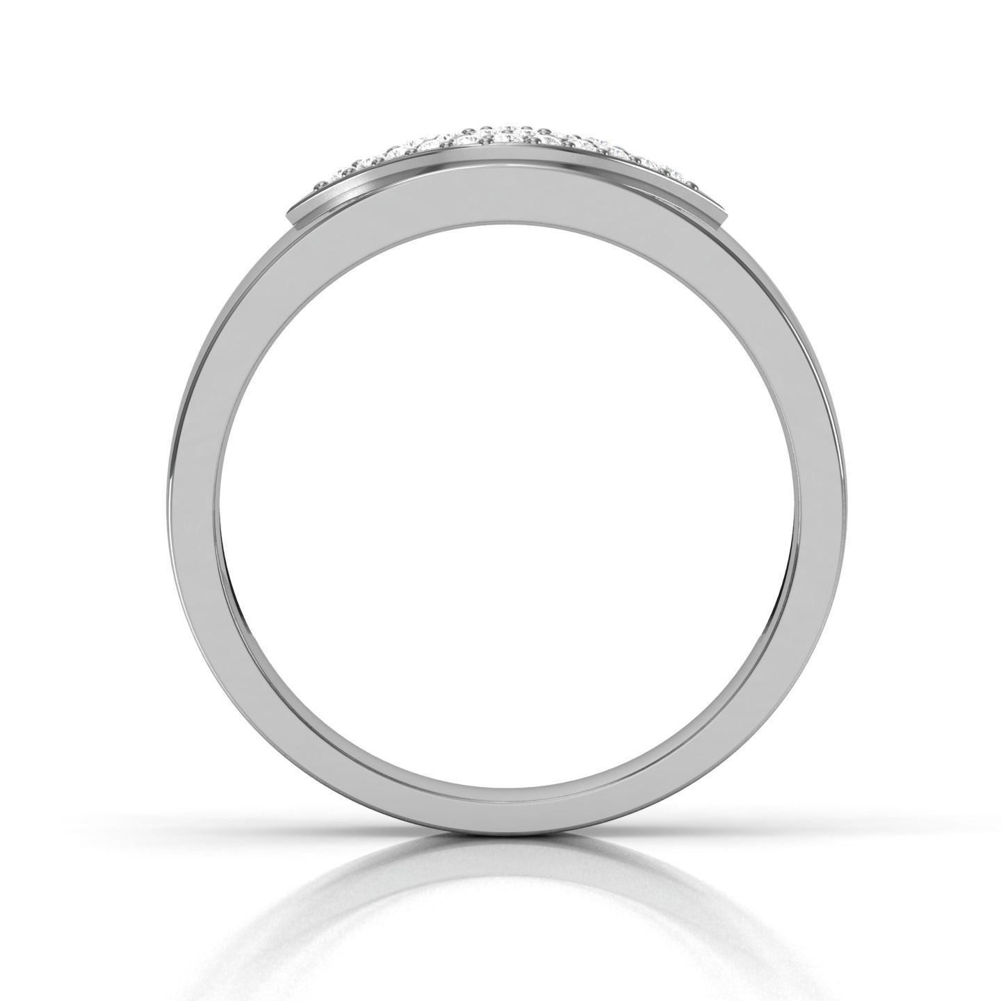 Band ring 3D print model_9