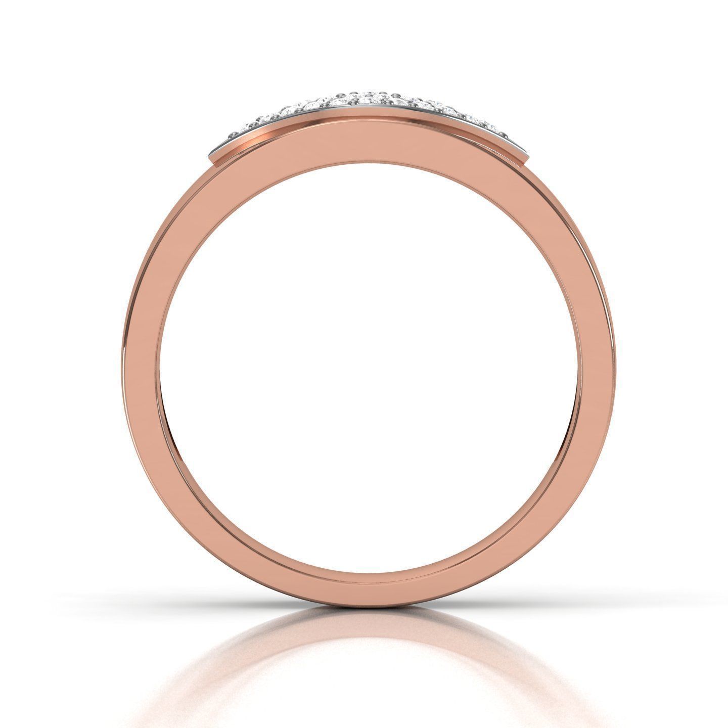 Band ring 3D print model_6