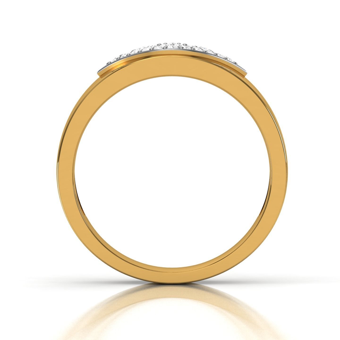 Band ring 3D print model_11