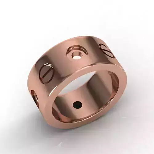 Band ring 3D print model