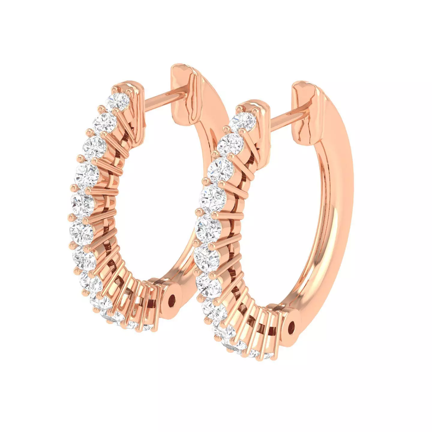 Women earrings 3D print model