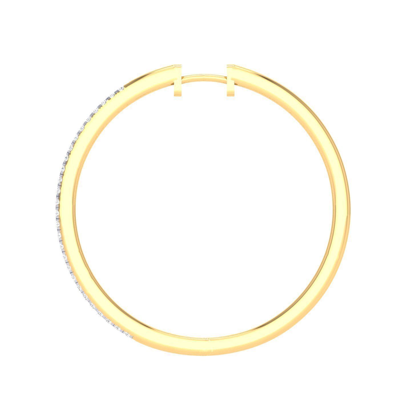 Women earrings 3D print model_7