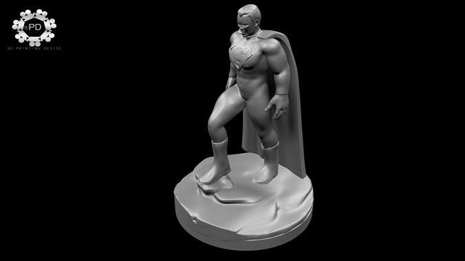 SUPERMAN statue 3D print model