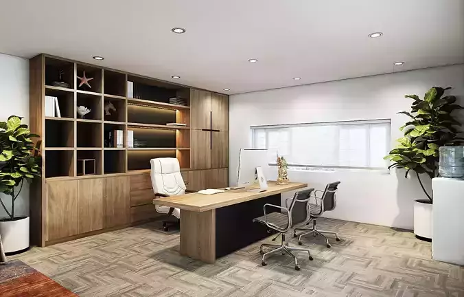 Director Office - 3Dmodel - V-ray render 3D model