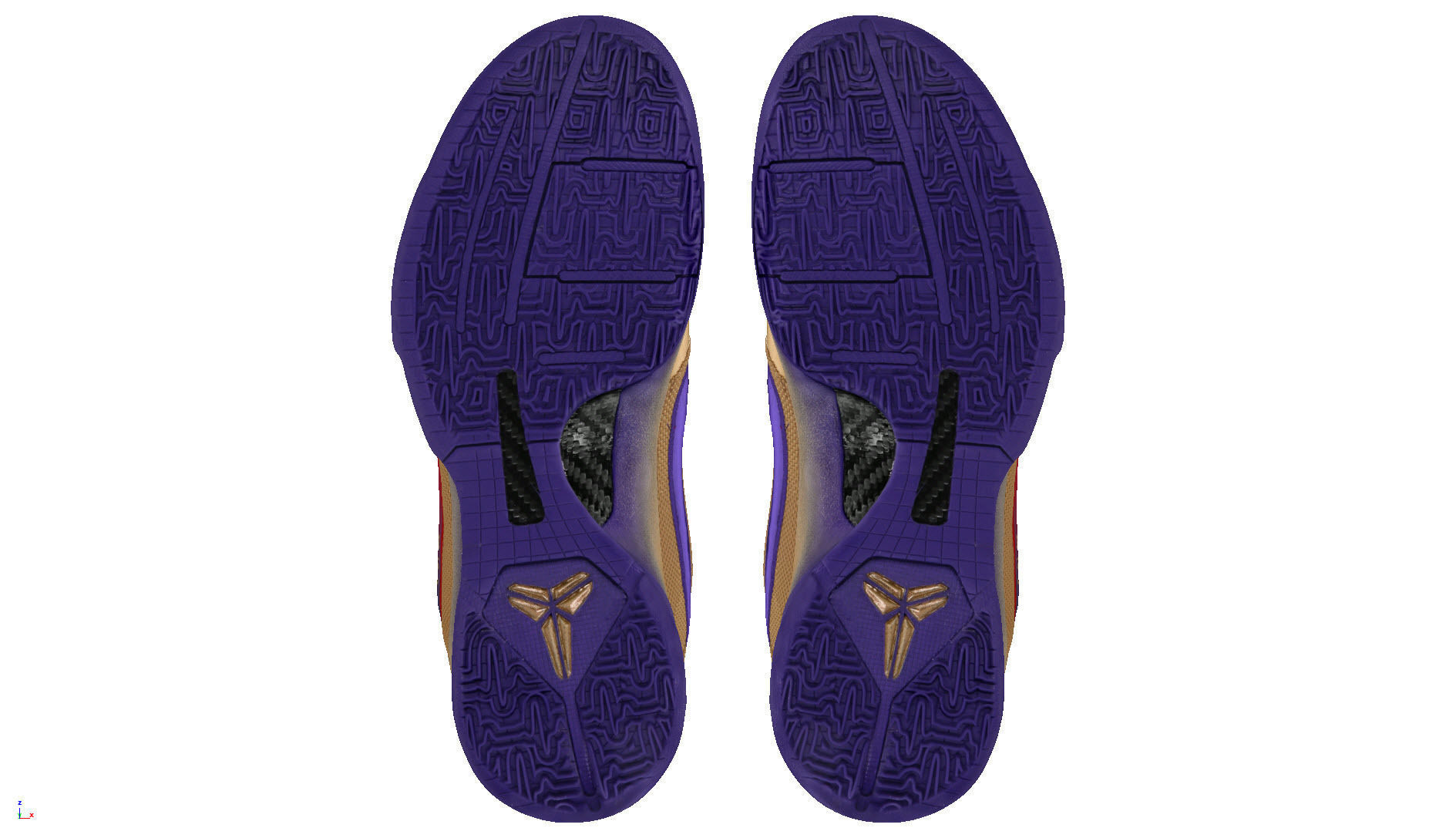 Nike Kobe 5 Protro Hall of Frame Jndefeated 3D model_7