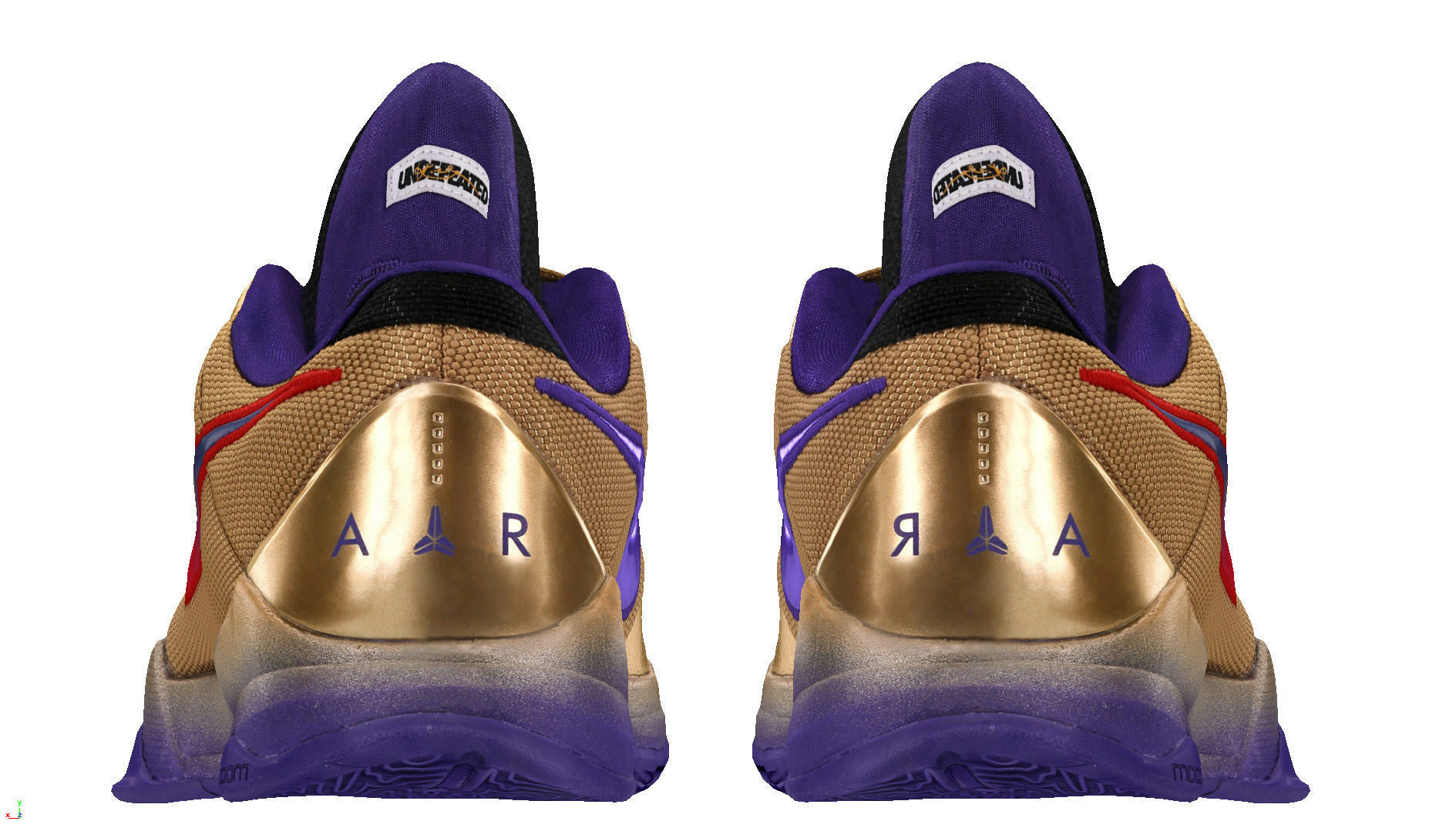 Nike Kobe 5 Protro Hall of Frame Jndefeated 3D model_5