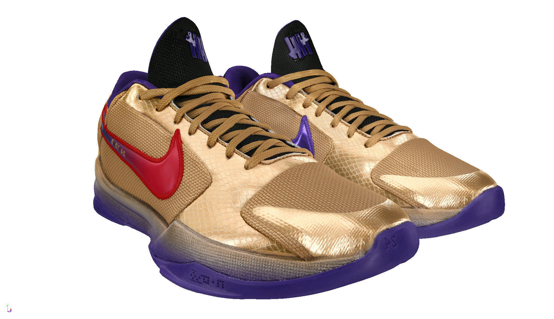 Nike Kobe 5 Protro Hall of Frame Jndefeated 3D model_1