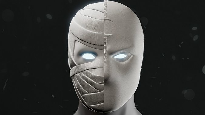 Moon Knight and MR Knight 3D print model