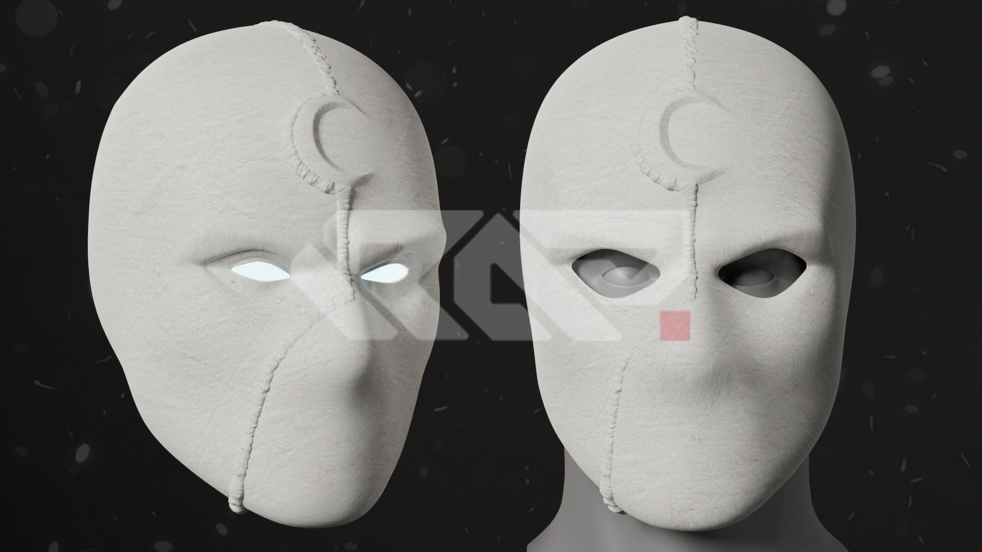Moon Knight and MR Knight 3D print model_4