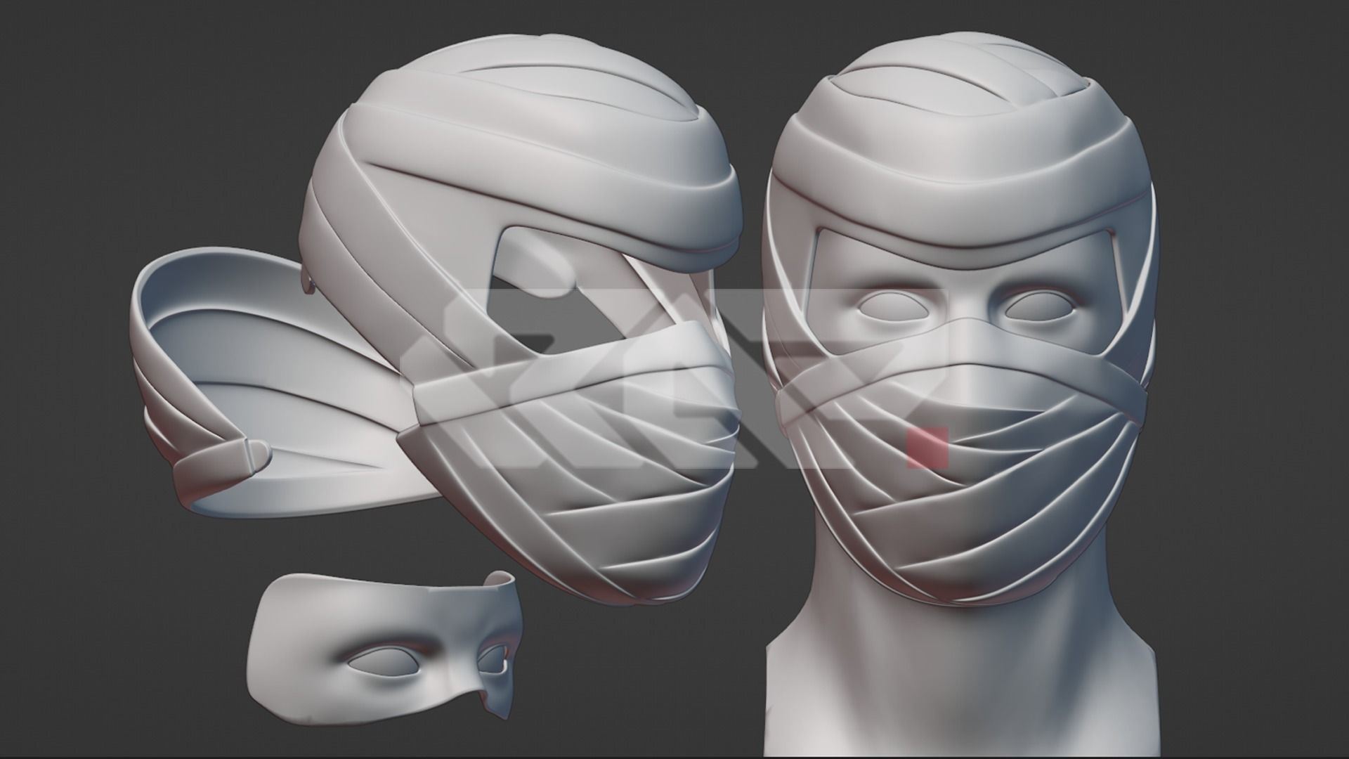 Moon Knight and MR Knight 3D print model_6