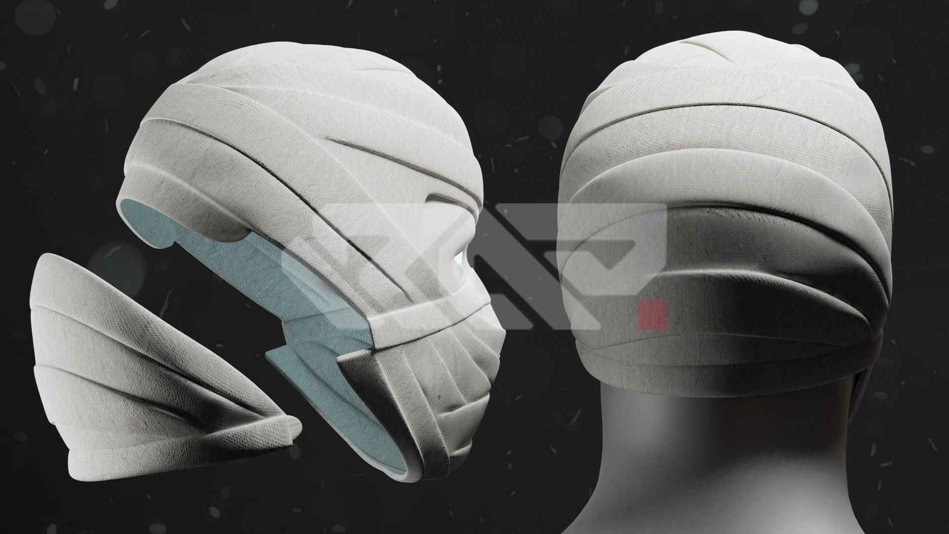 Moon Knight and MR Knight 3D print model_3