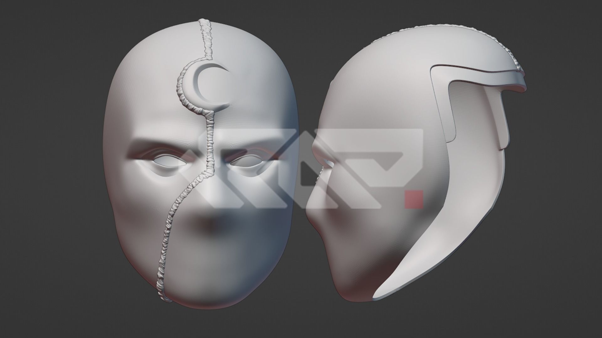 Moon Knight and MR Knight 3D print model_7