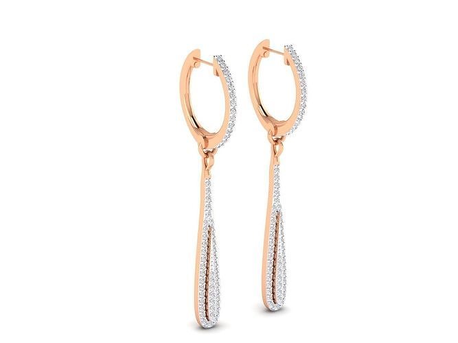 Women earrings 3D print model