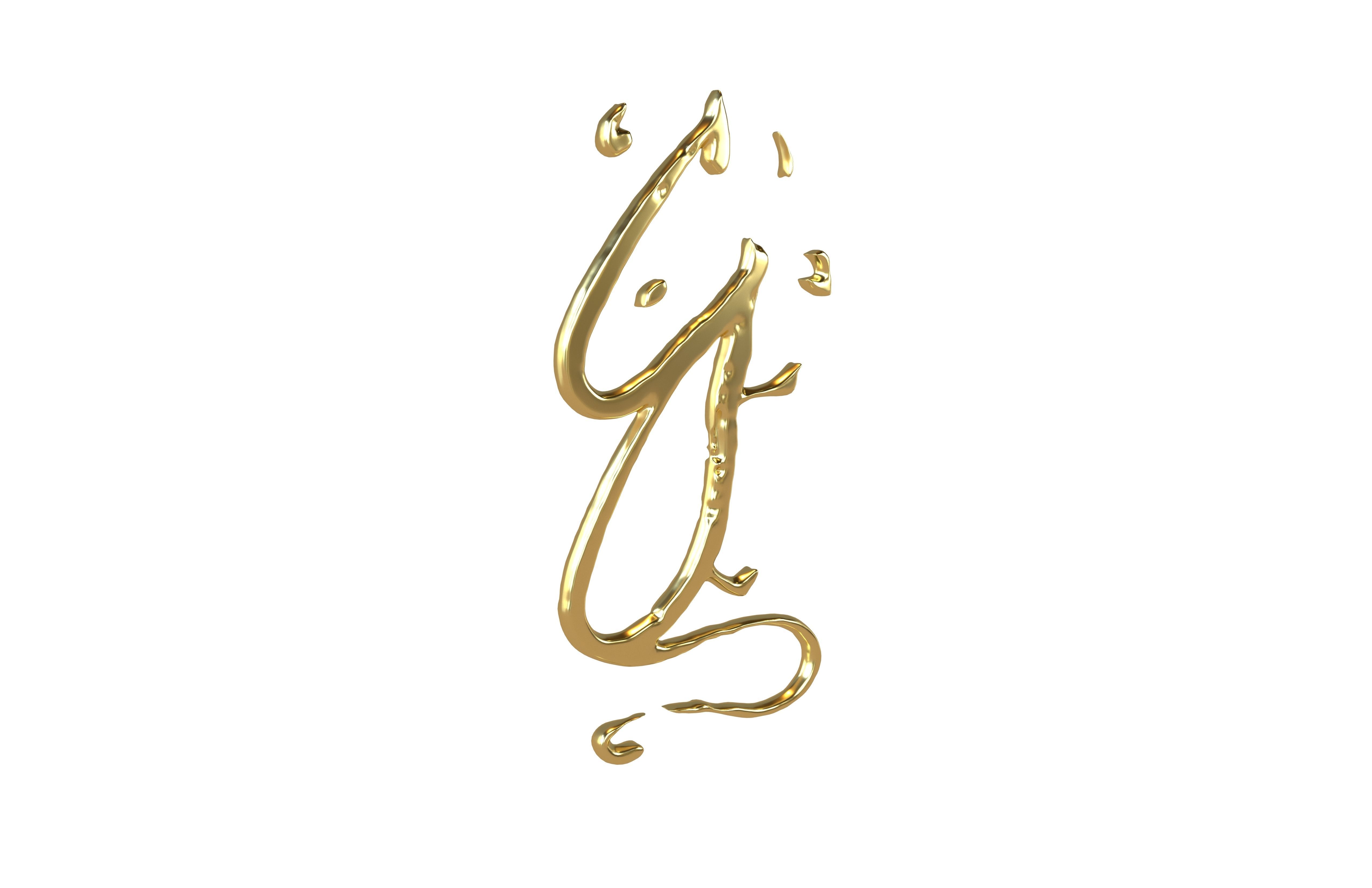 Chinese Zodiac Mouse Oracle Bone Inscriptions v1 003 Low-poly 3D model_1