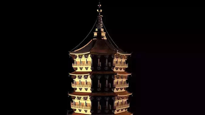 Chinese ancient tower 