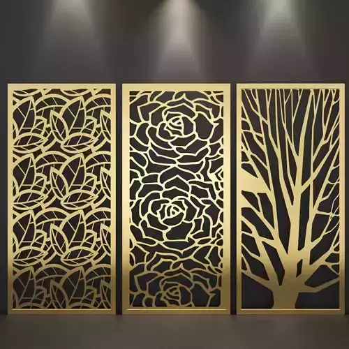 CNC Parition 3d panel download