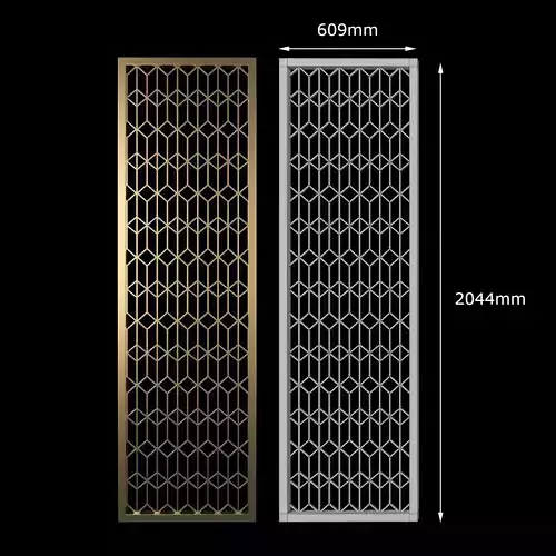 CNC 3D Panel Decorative panel 3D model