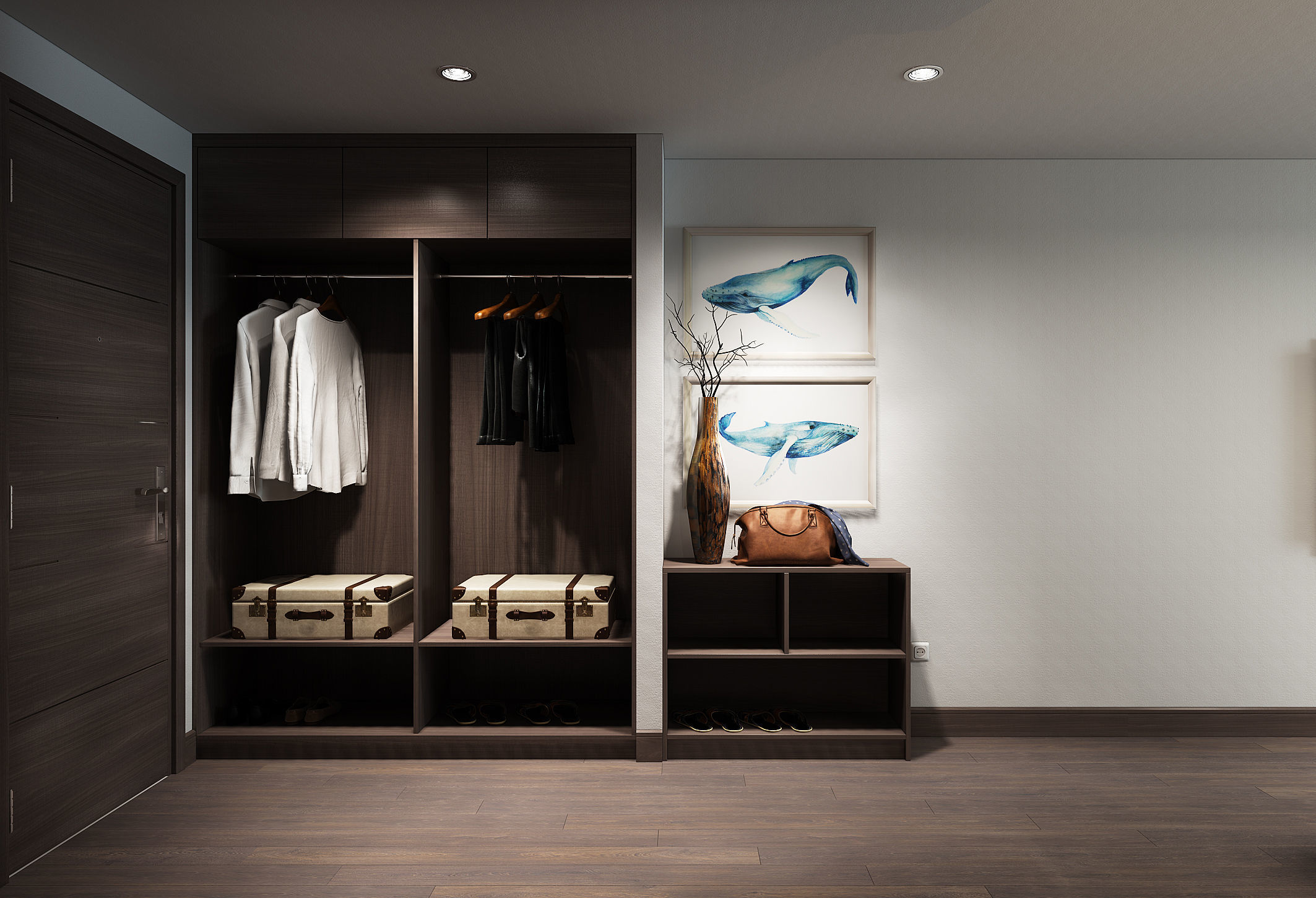 Hotel Bedroom 3dmodel and V-ray rendering 3D model_4