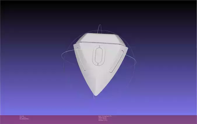 Evangelion Rei Unit 0 Backpack Printable Model 3D print model