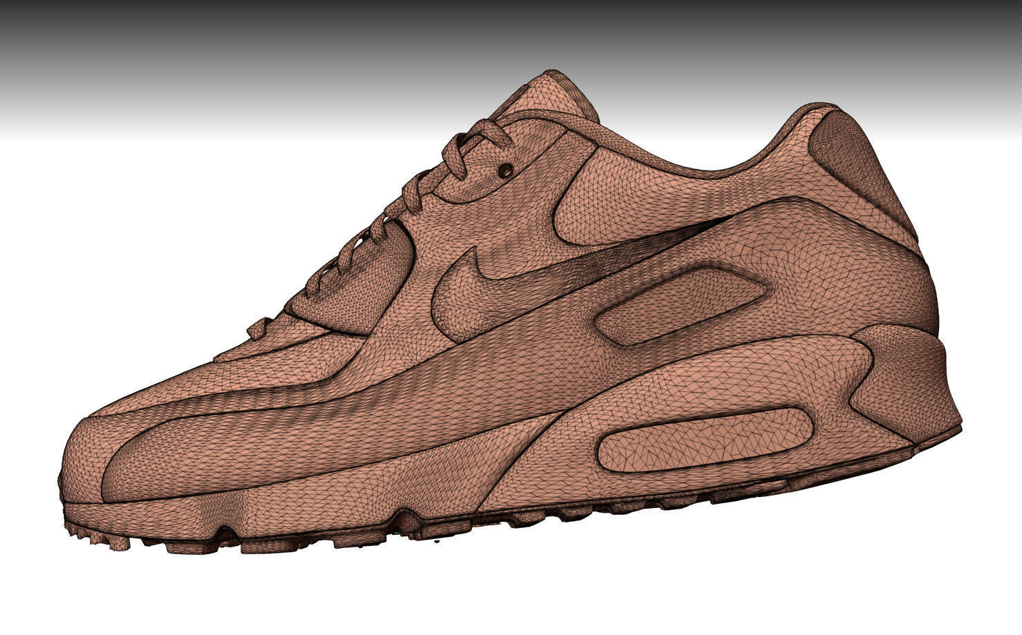 NIKE AIRMAX 90 SHOES PBR Low-poly 3D model_8