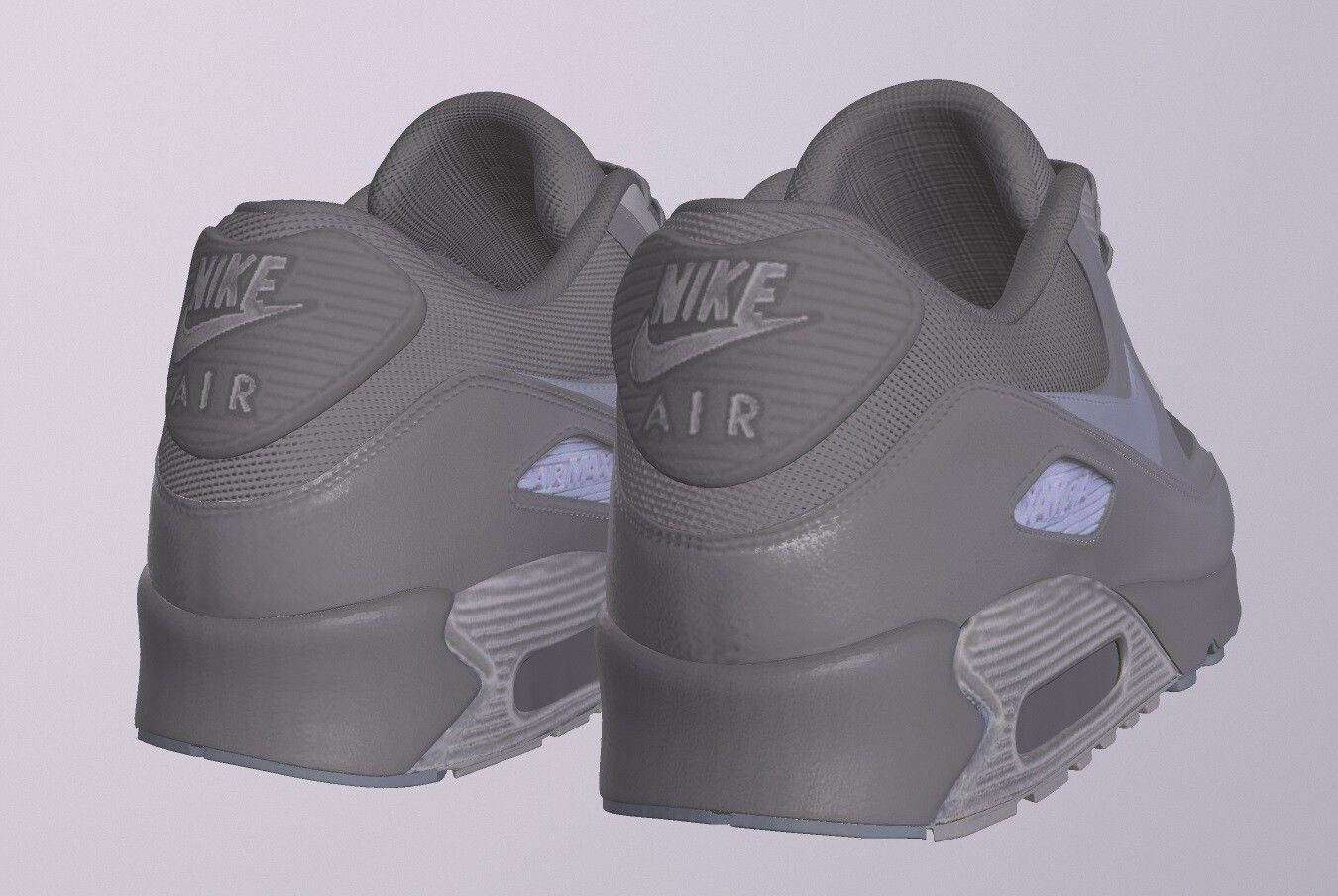 NIKE AIRMAX 90 SHOES PBR Low-poly 3D model_3