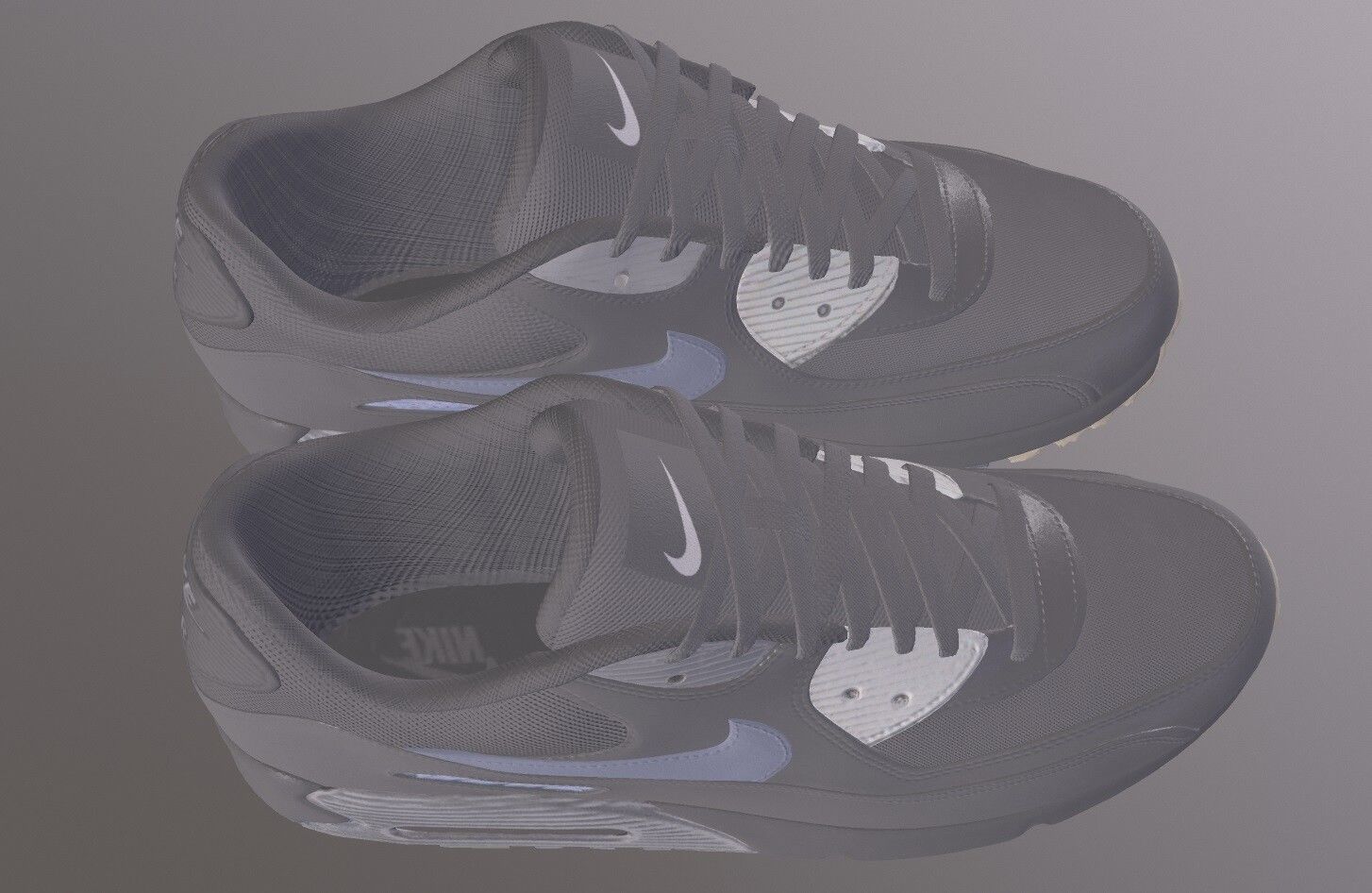 NIKE AIRMAX 90 SHOES PBR Low-poly 3D model_4
