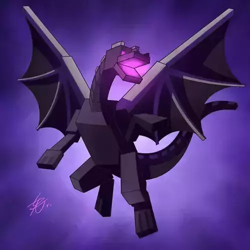 The EnderDragon pokemon dragon Free 3D model