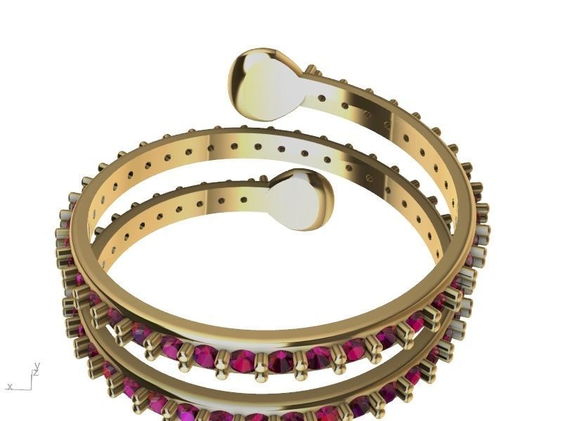 spring ring stl ver  3D print model_17