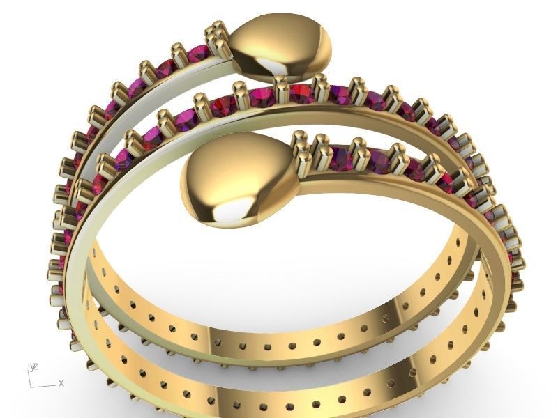 spring ring stl ver  3D print model_6